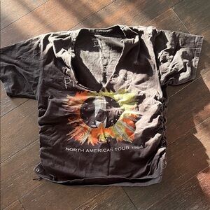Pink Floyd Black and Orange North American Tour Tee